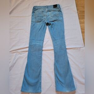 True Religion Light Blue Flare Jeans